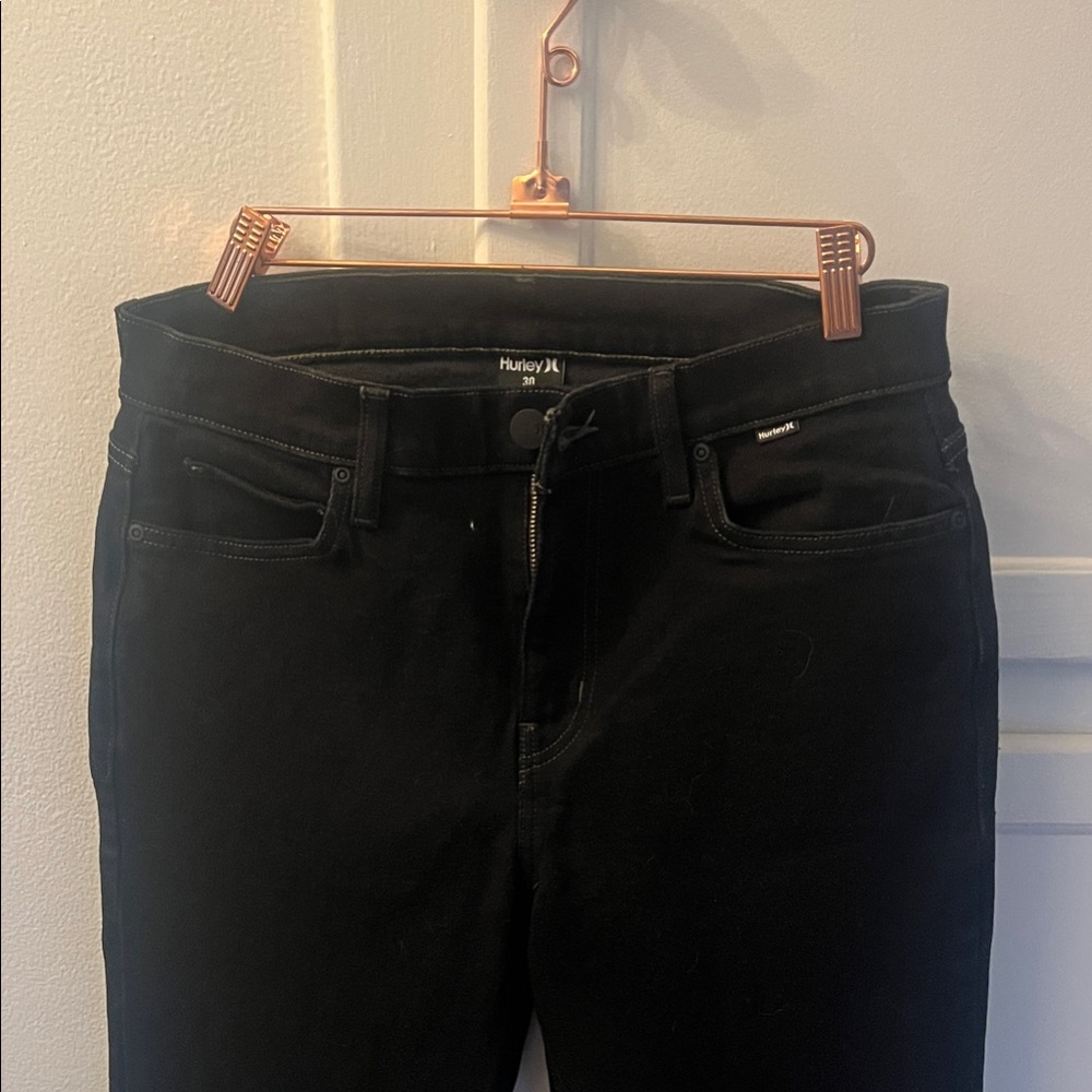 NWOT Hurley Men's Relaxed Black Jeans